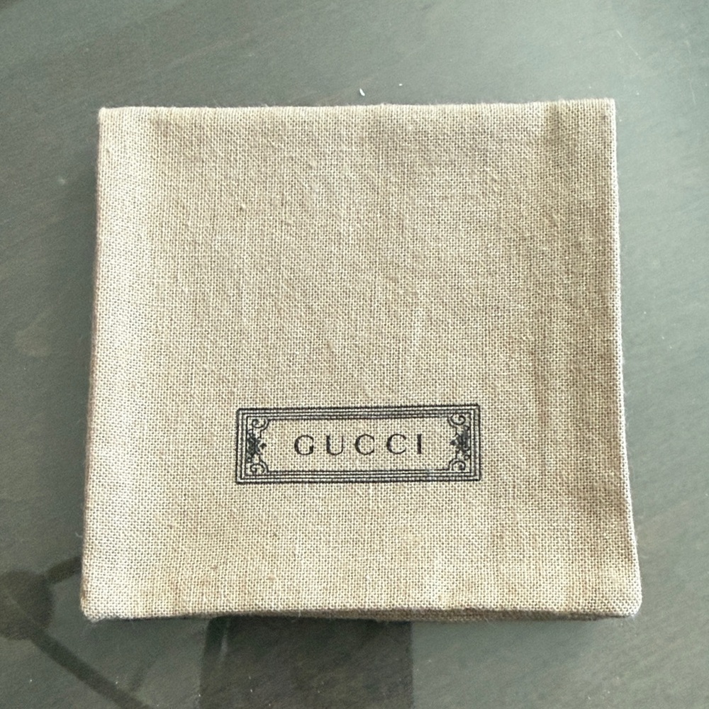 Gucci Tan Jewellery  Pouch NEW